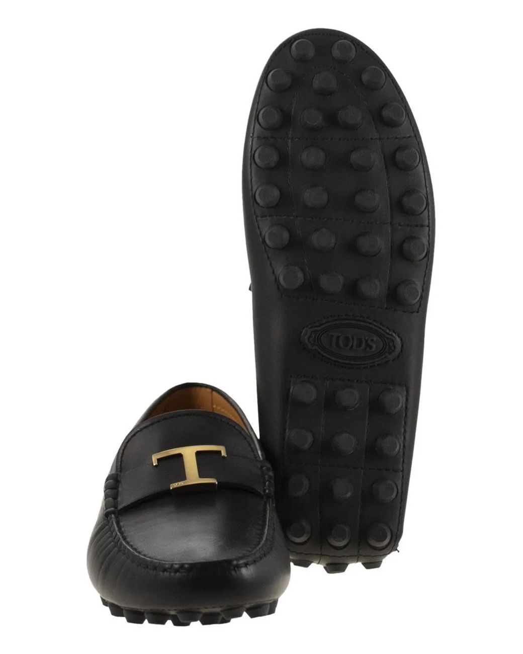 Tod's Black Bubble T Timeless Leather