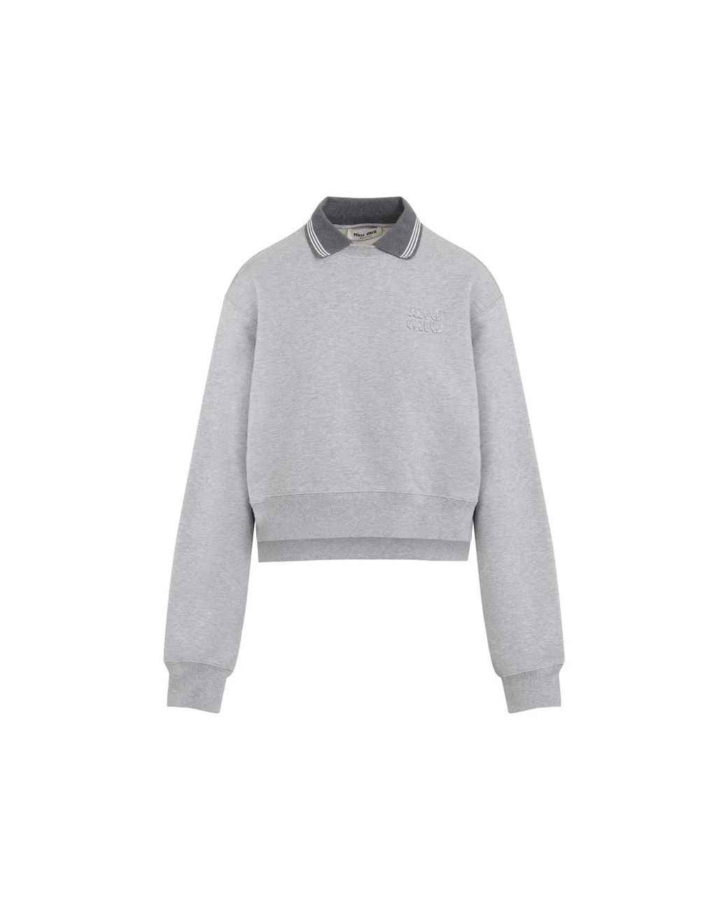 Miu Miu Gray Sweatshirt