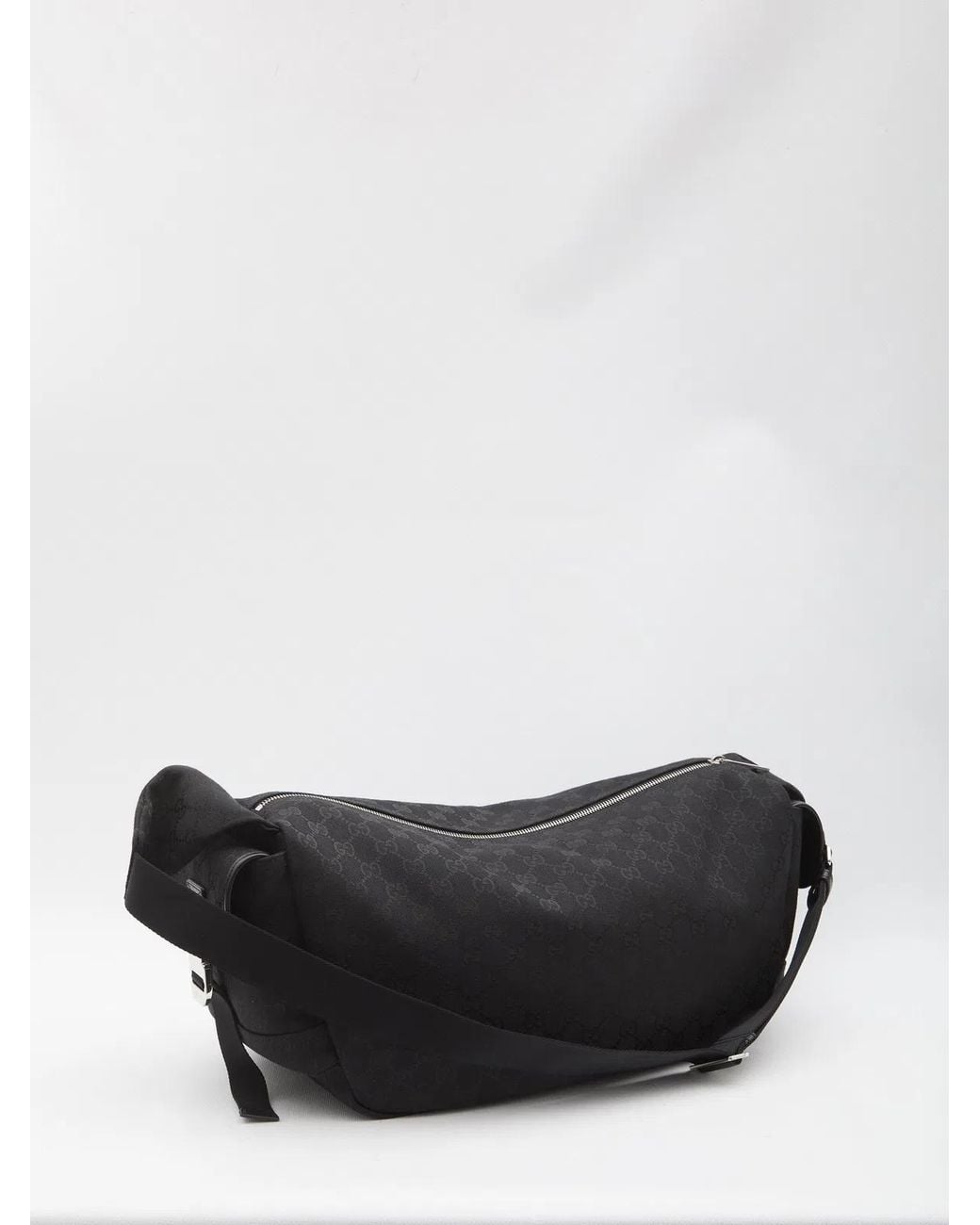 Gucci Black Polyester Cotton Crossbody Bag for men
