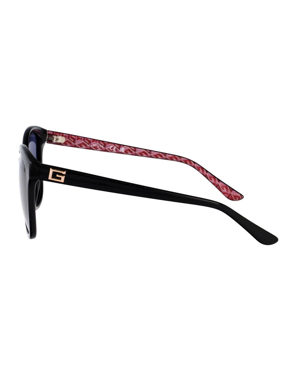 Guess Blue Nero Lucido Fumo Polar Injectate Sunglasses