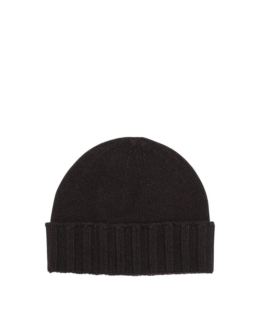 Drumohr Black Cashmere Hat