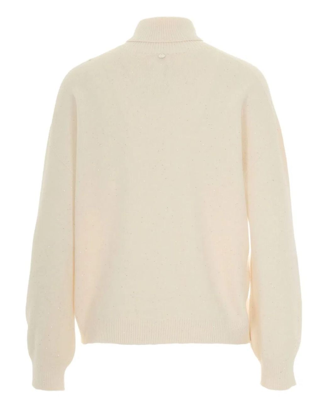 Liu Jo White Roll Neck Sweater