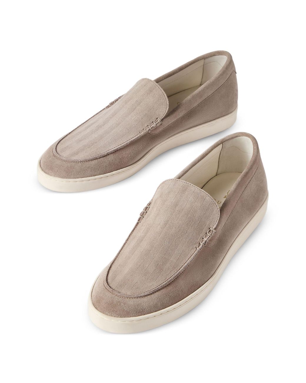 Brunello Cucinelli Multicolor Suede Loafers for men