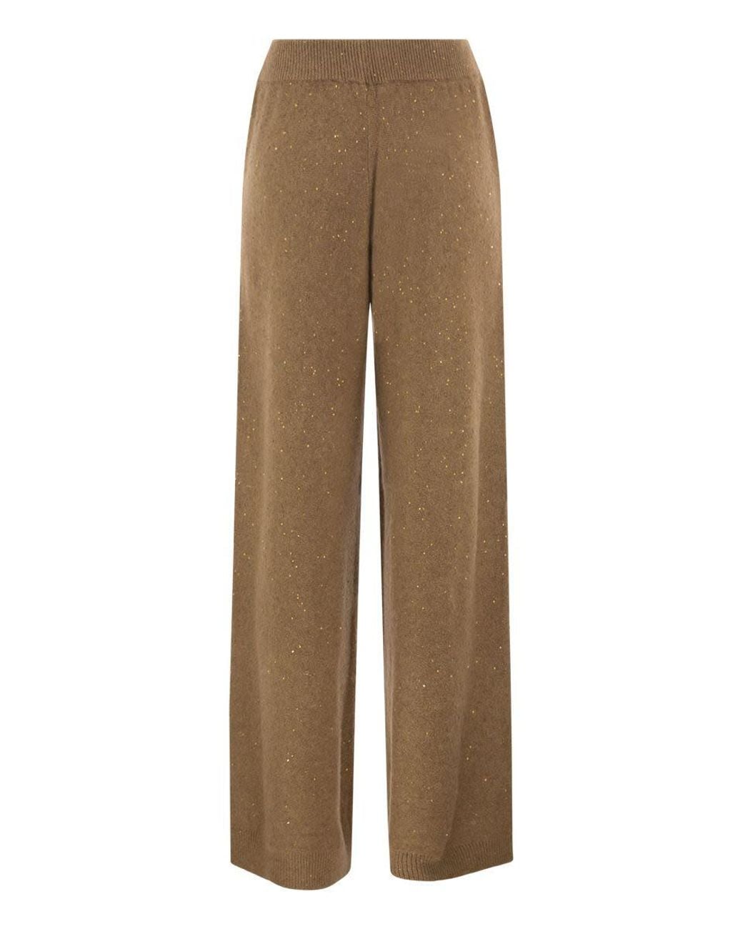 Fabiana Filippi Natural Knitted Trousers
