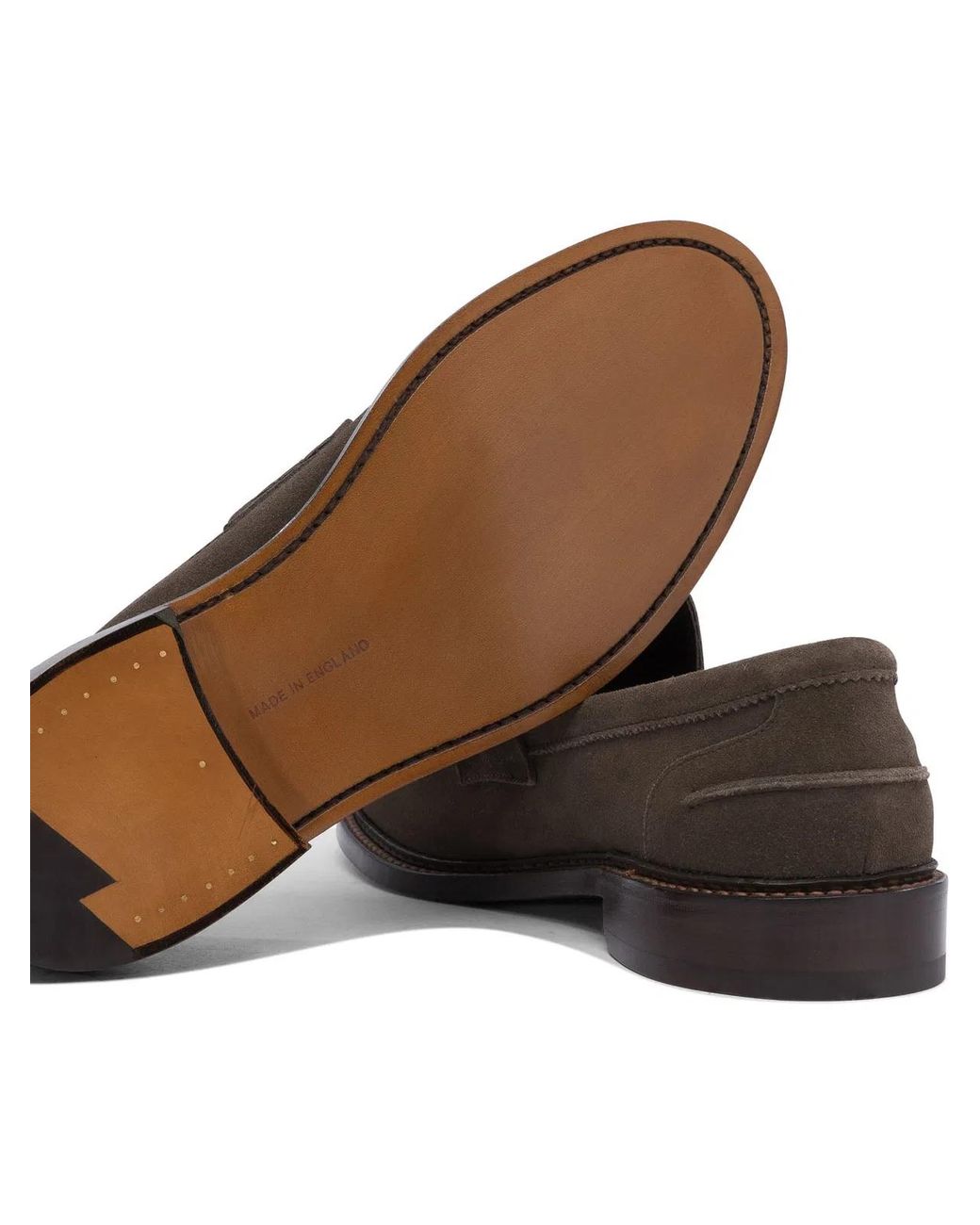 Tricker's Brown Leather Loafers for men