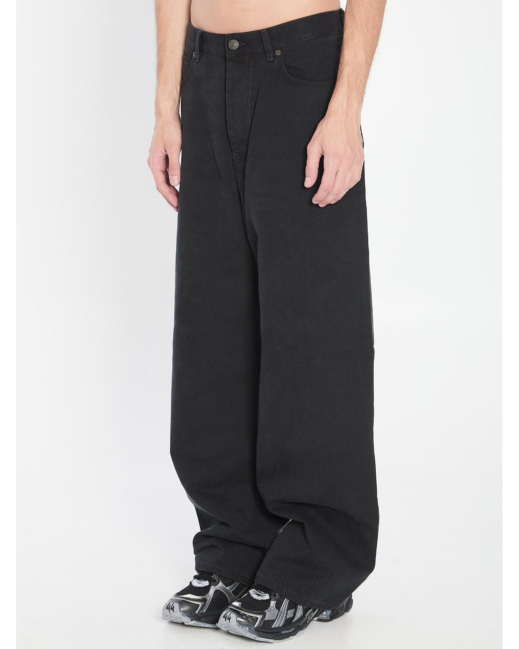 Balenciaga Black Baggy Pants for men