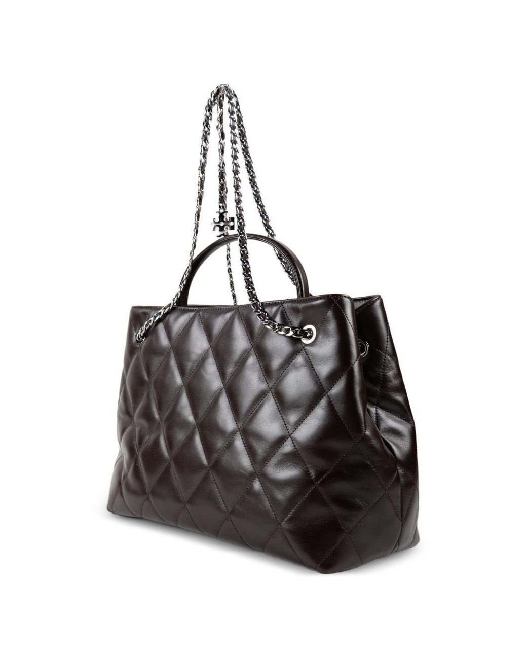 Tory Burch Black Fleming Leather Tote