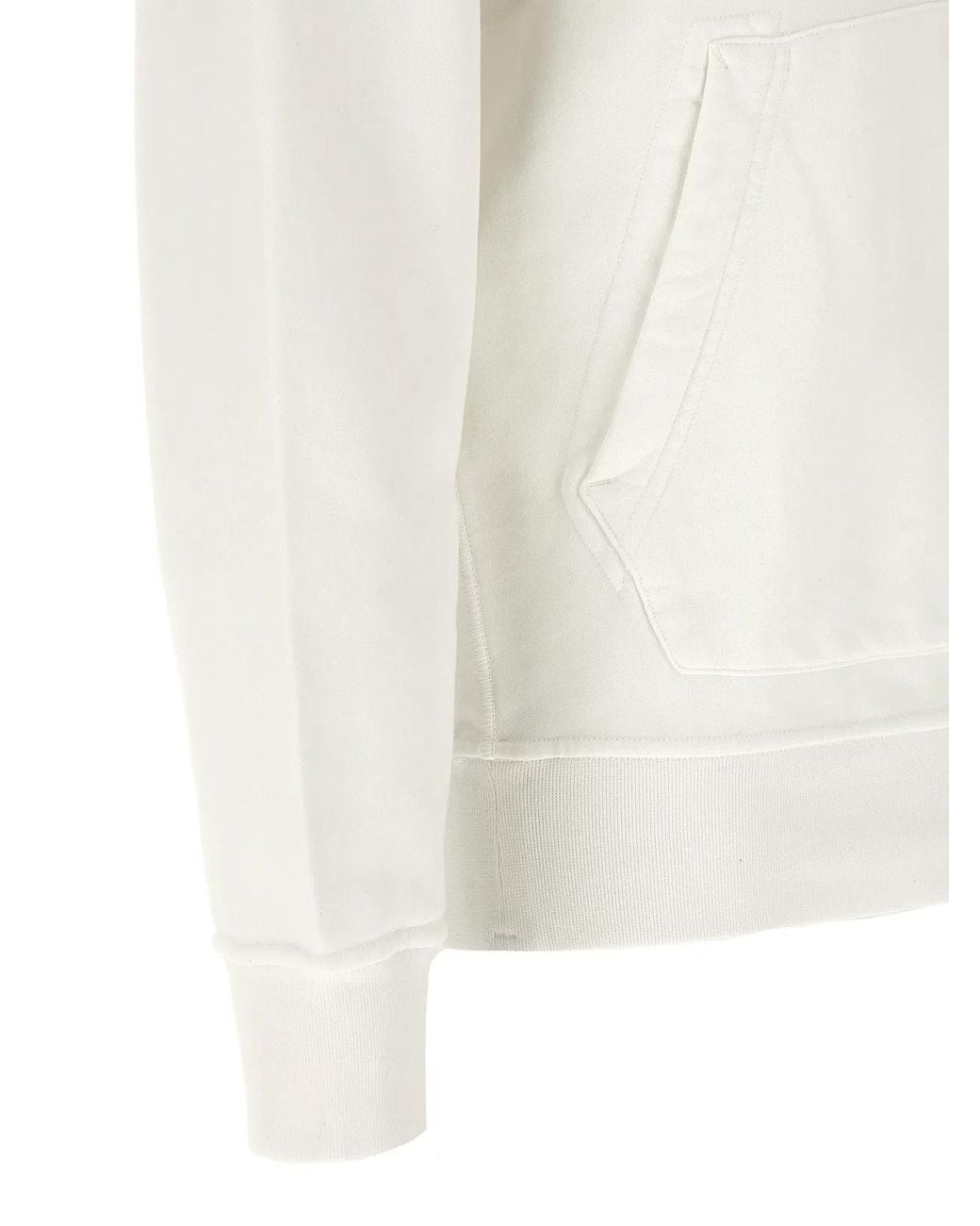 Stone Island White '6100062' Hoodie for men