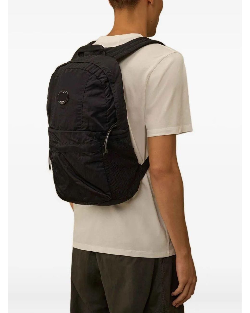 C P Company Black C.P.Company Nylon B Backpack for men