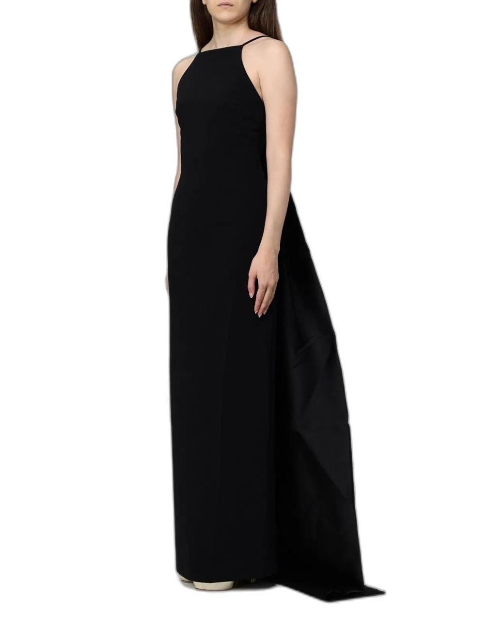 Solace London Black Ulla Maxi Dress