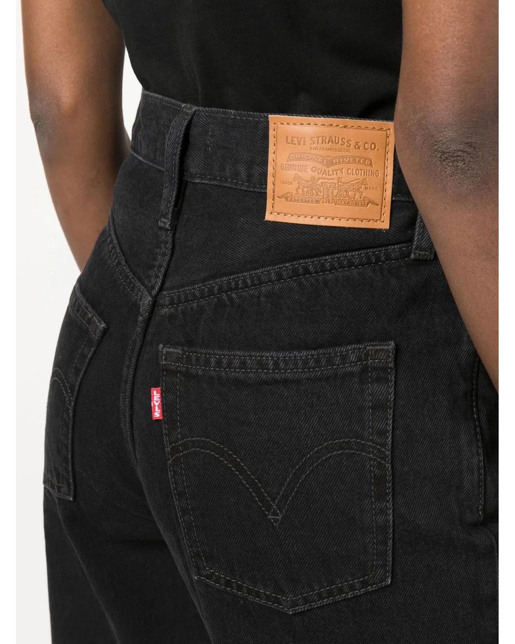 Levi's Black Ribcage Wide Leg