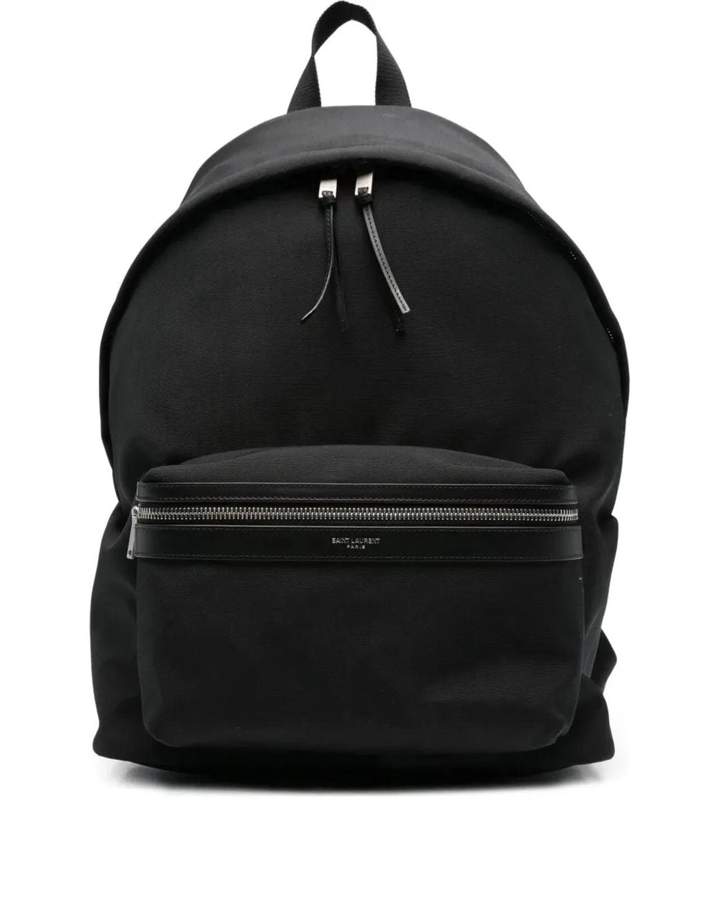 Saint Laurent Black City Technical Fabric Backpack for men