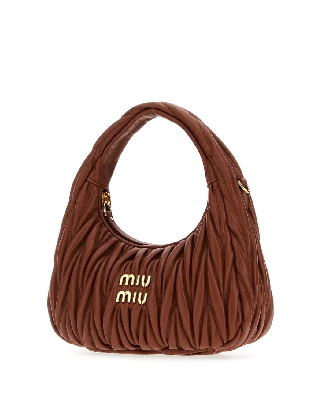 Miu Miu Brown Hobo Bag Wander