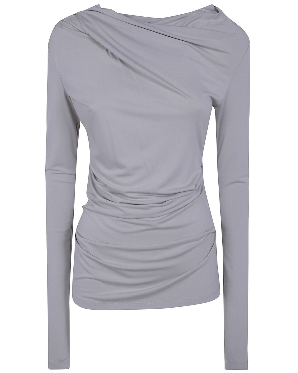 Entire studios Gray Drape Top