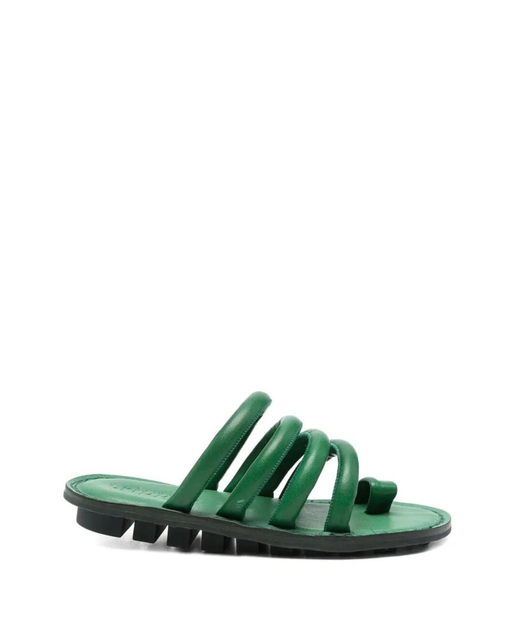Trippen Green "Threads" Flat Sandals