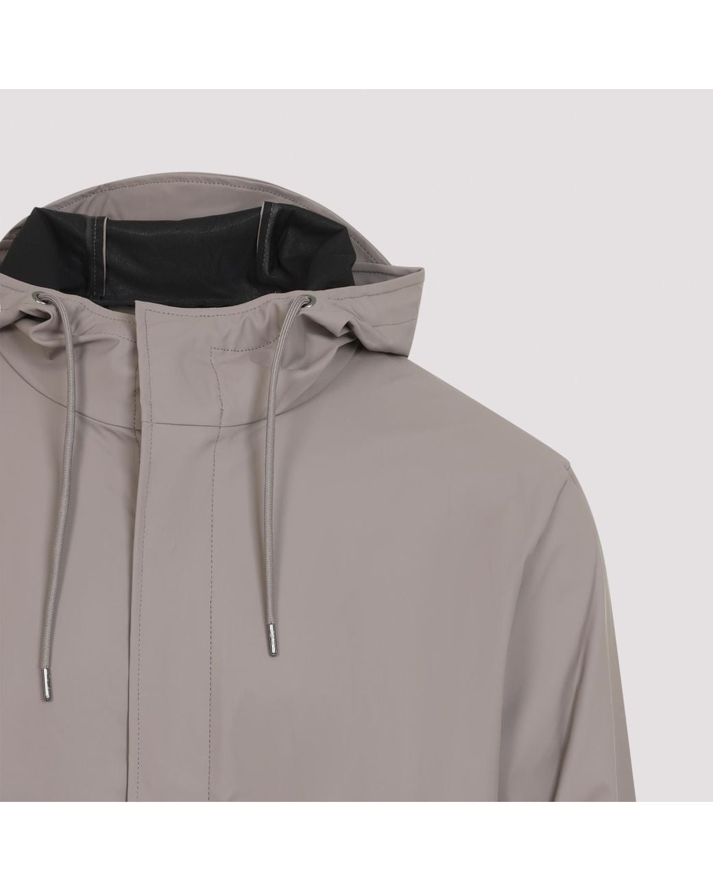 Rains Gray Cinder Fishtail Jacket for men