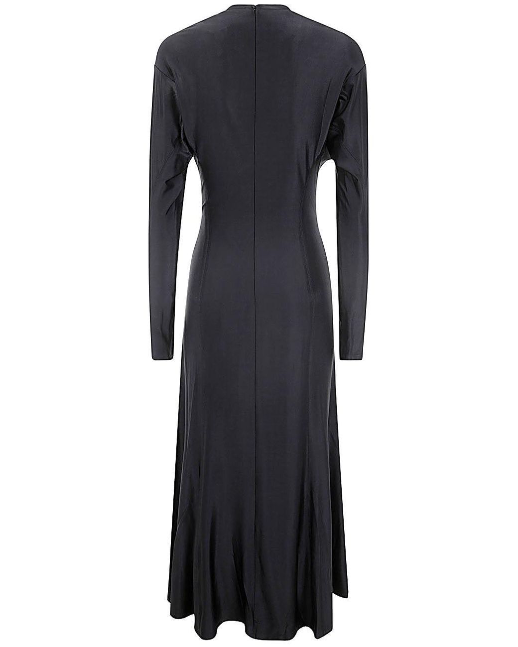 Rabanne Black Stretch Viscose Dress