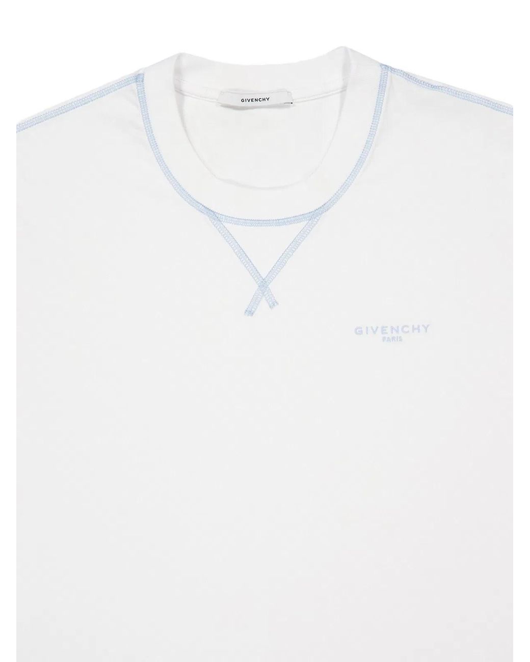 Givenchy White Logo T-Shirt for men