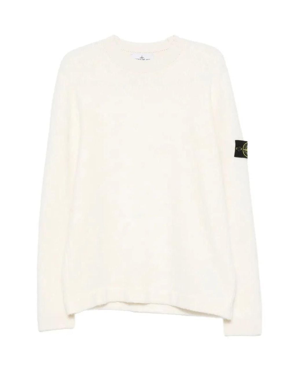 Stone Island White Techno Fabric Jacket for men