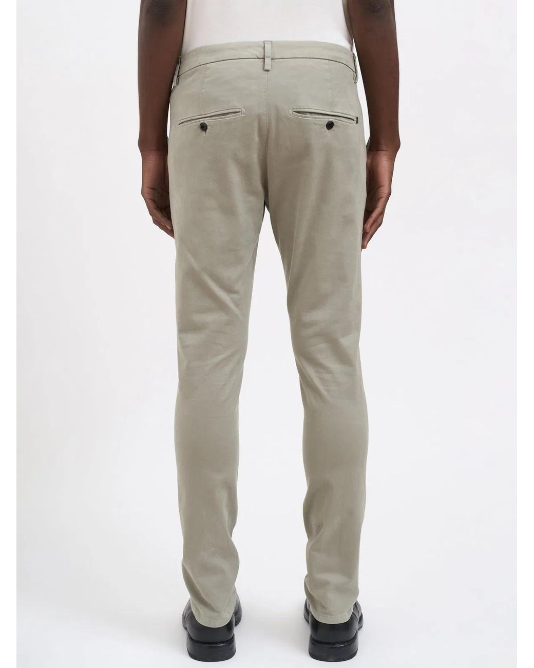 Dondup Natural Cotton Trousers Mod. Gaubert for men