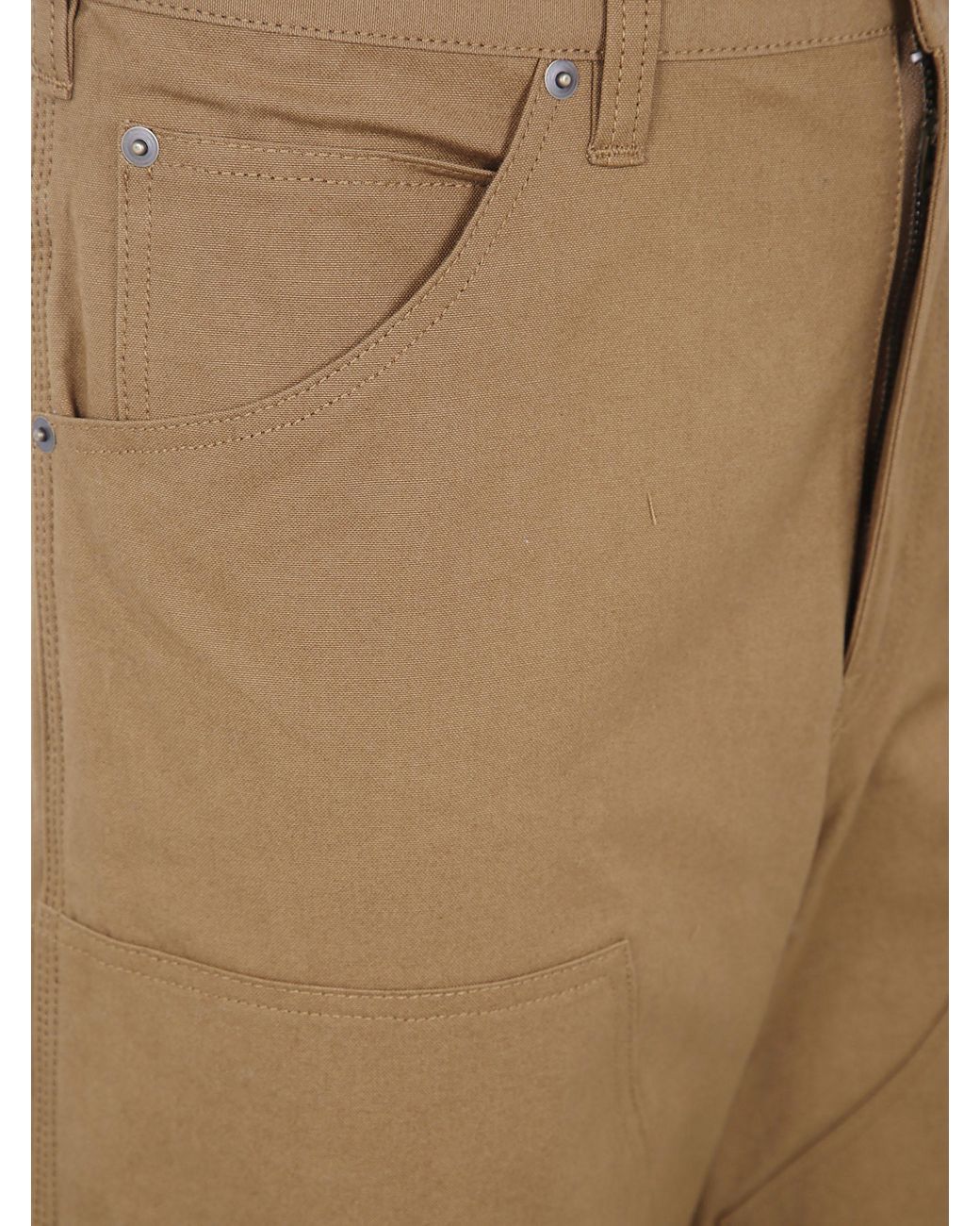 Comme des Garçons Natural Comme Des Garçons Homme Plus Boxy Wide Leg Cotton Trousers for men