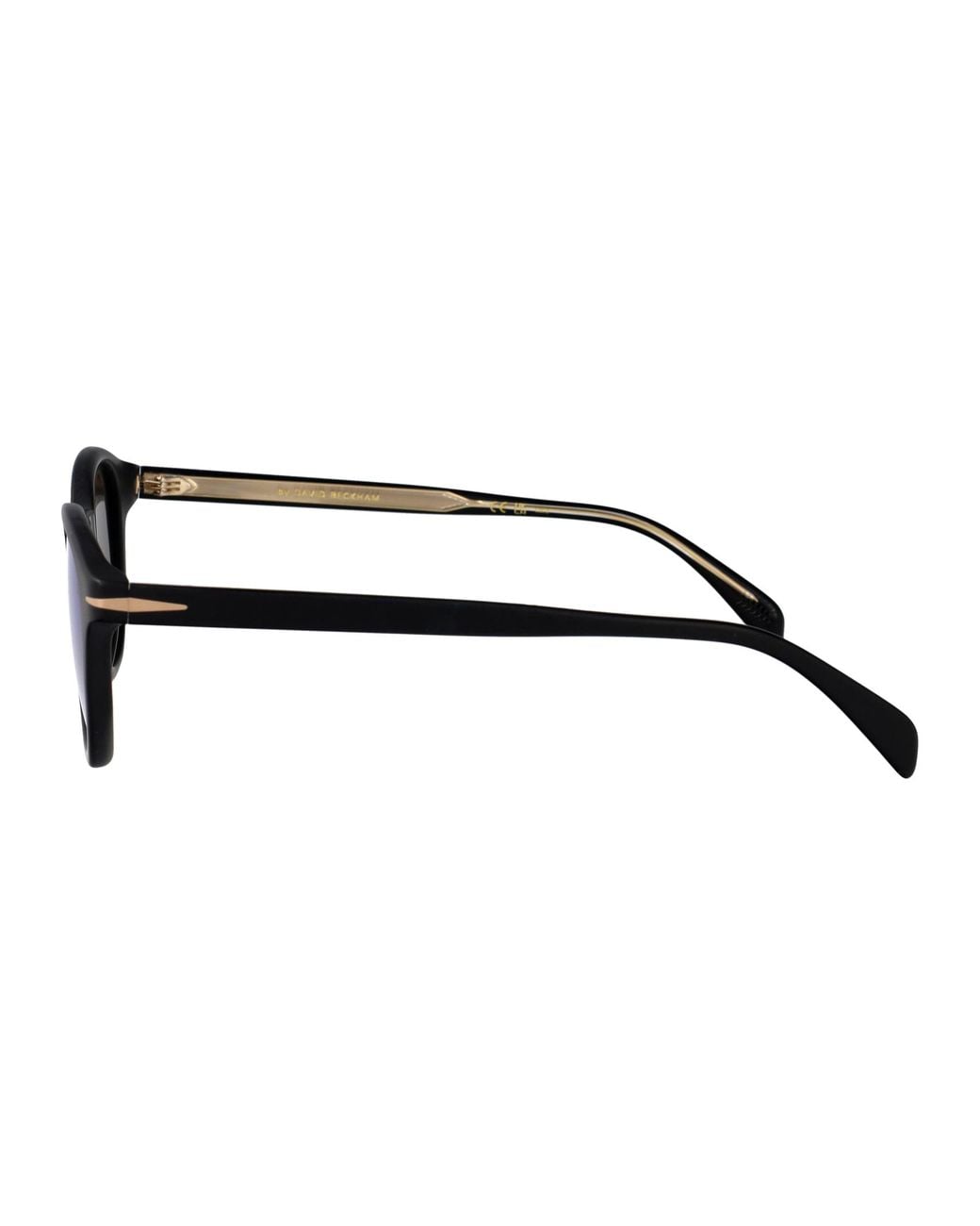 David Beckham Black Matte Acetate Sunglasses for men