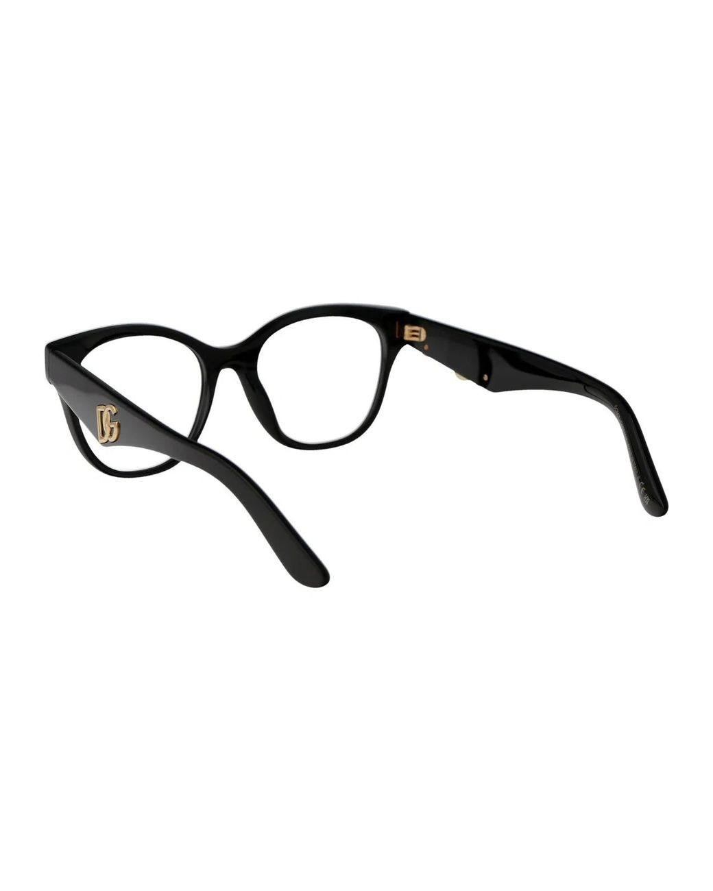 Dolce & Gabbana Black Dolce & Gabbana Acetate Optical Glasses