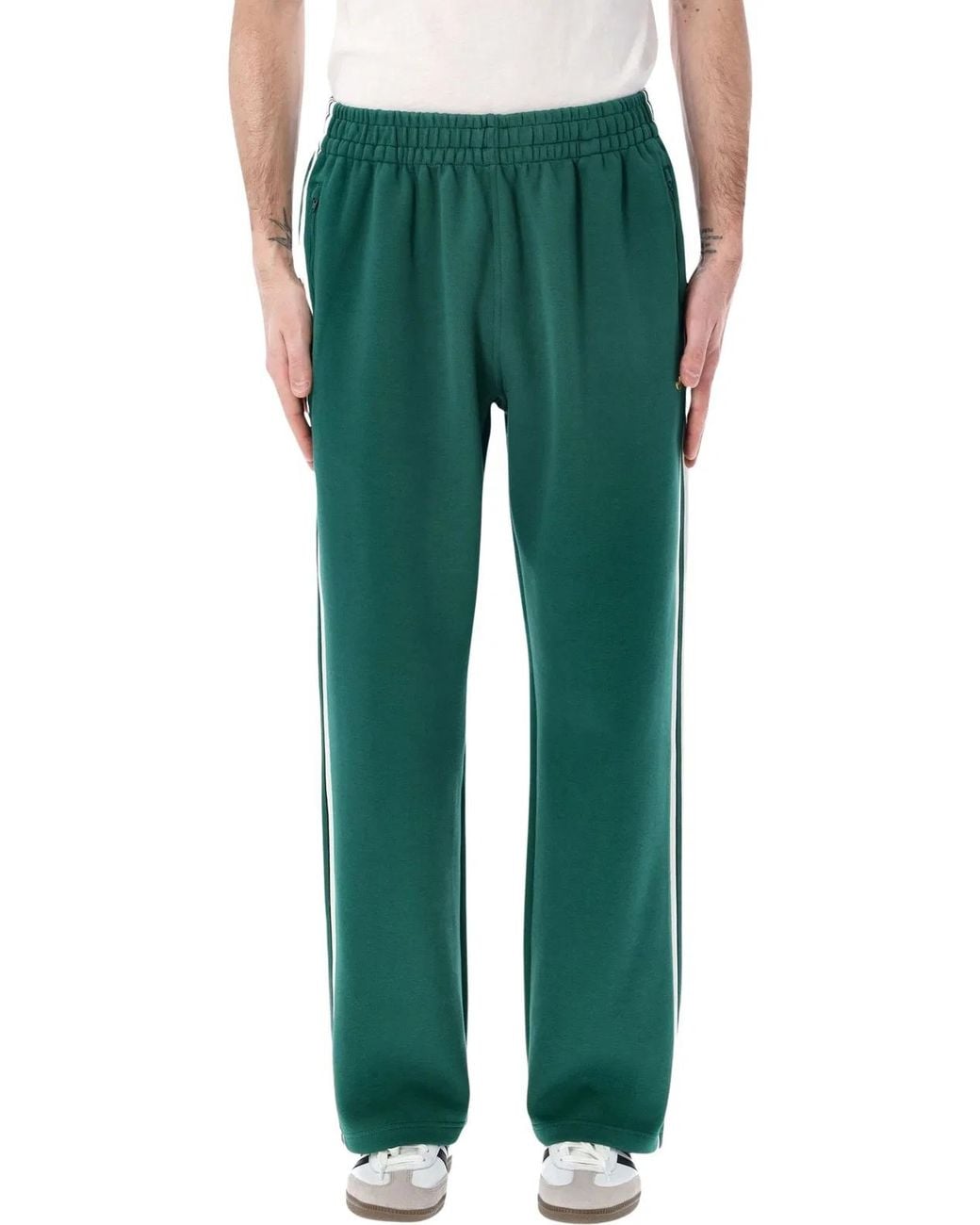 Adidas Originals Green Adidas Classic Track Pants for men