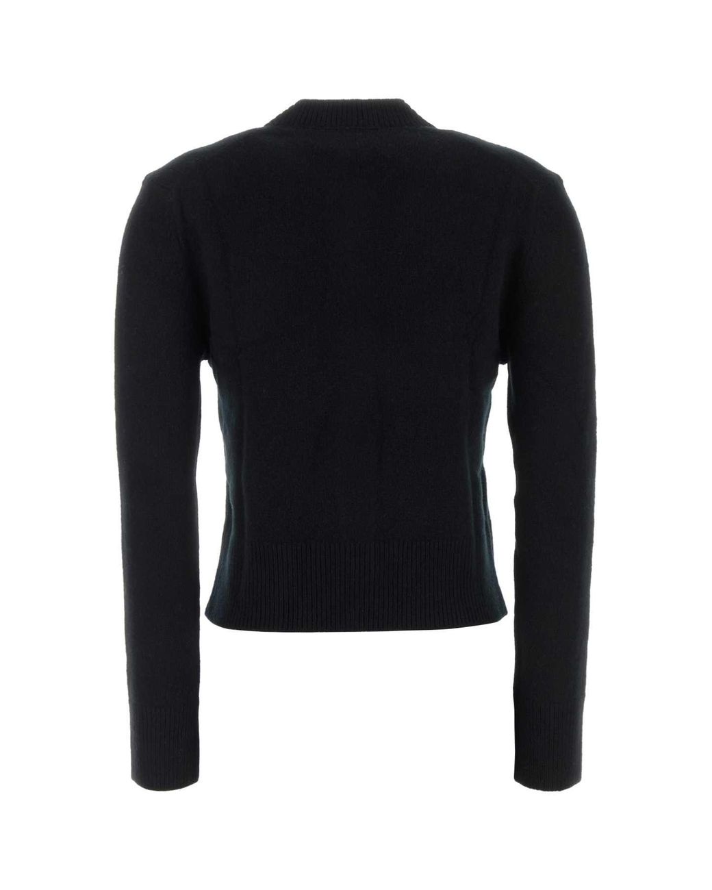 Maison Kitsuné Blue Baby Fox Lambswool Fitted Mini Cardigan