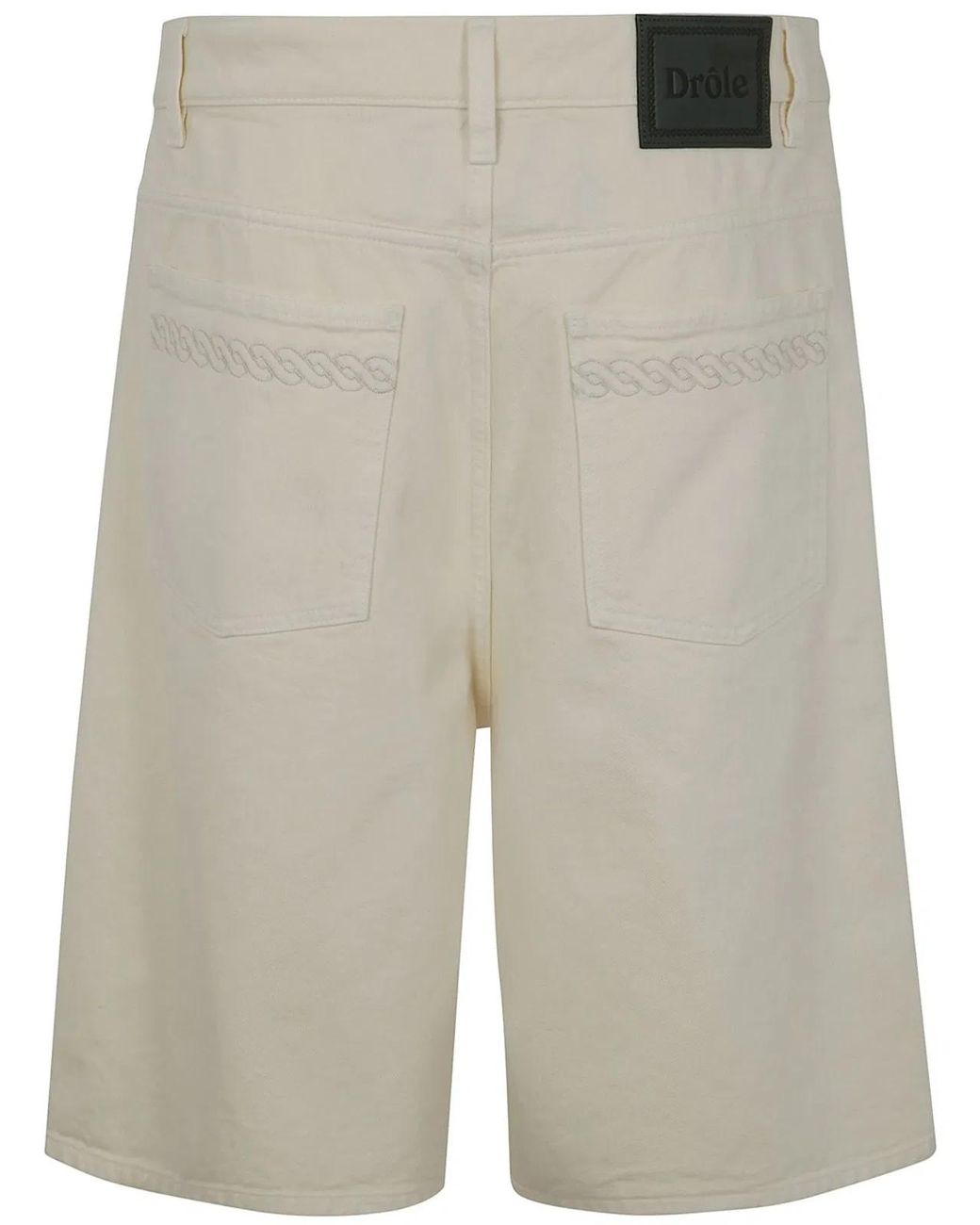 Drole de Monsieur Natural Le Short Baggy Écru for men
