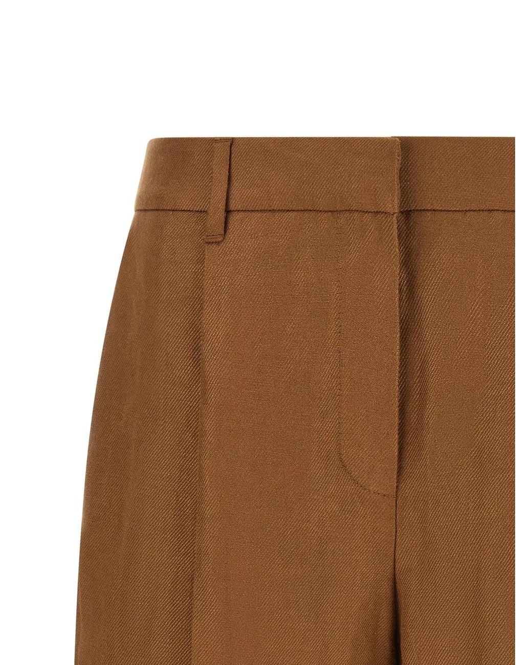 Brunello Cucinelli Brown 'Monile' Tailored Bermuda Shorts