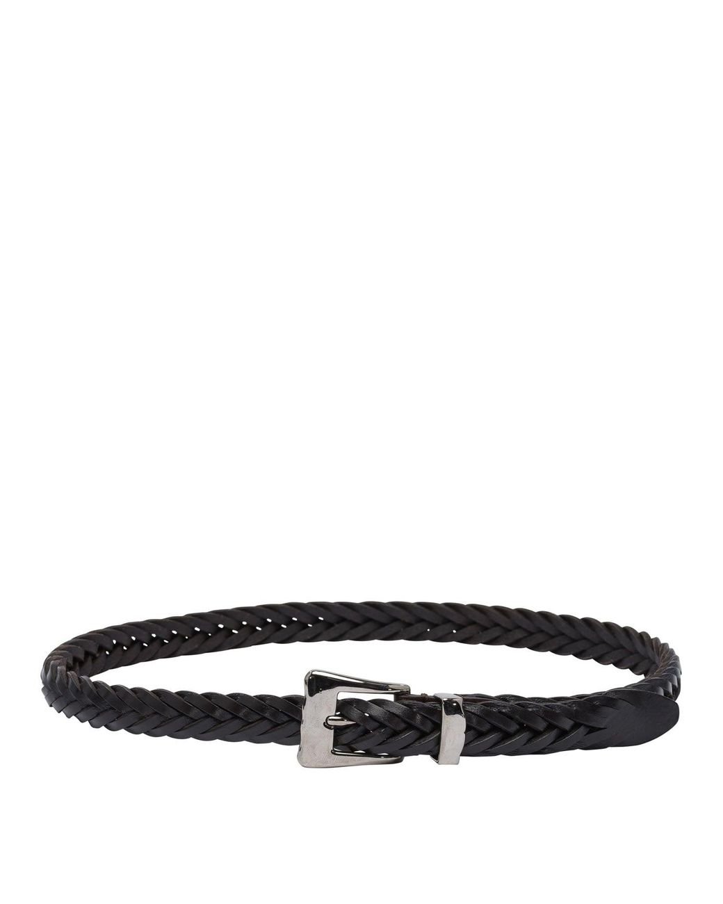 Adriano Meneghetti White Ellar Belts Brown for men