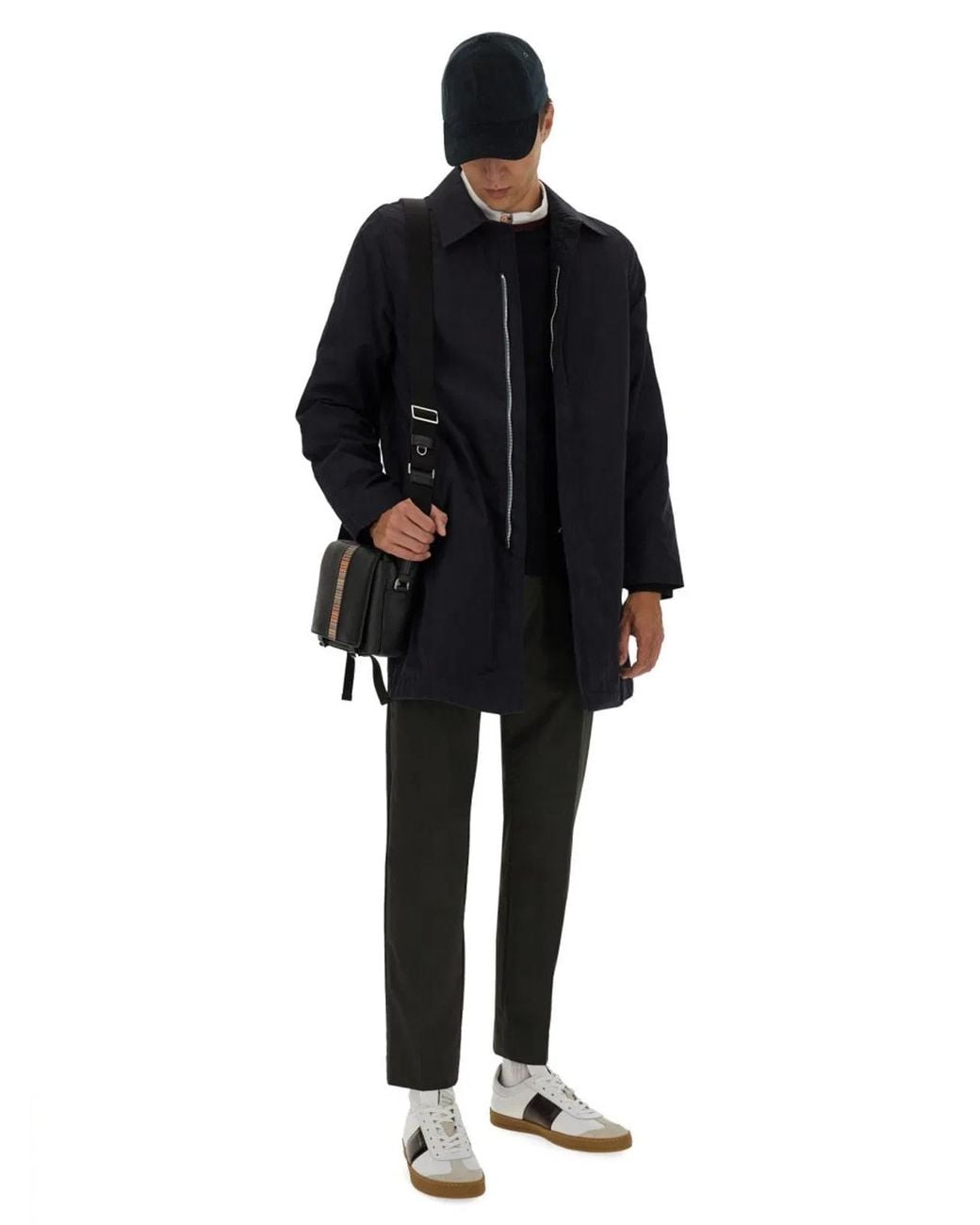 Paul Smith Blue Lightweight Waterproof Coat for men