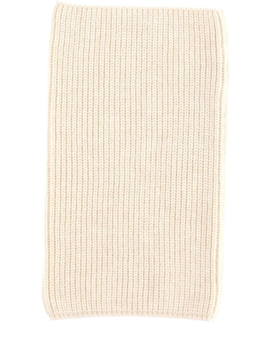 Lemaire Natural Snood Scarf Acrylic for men