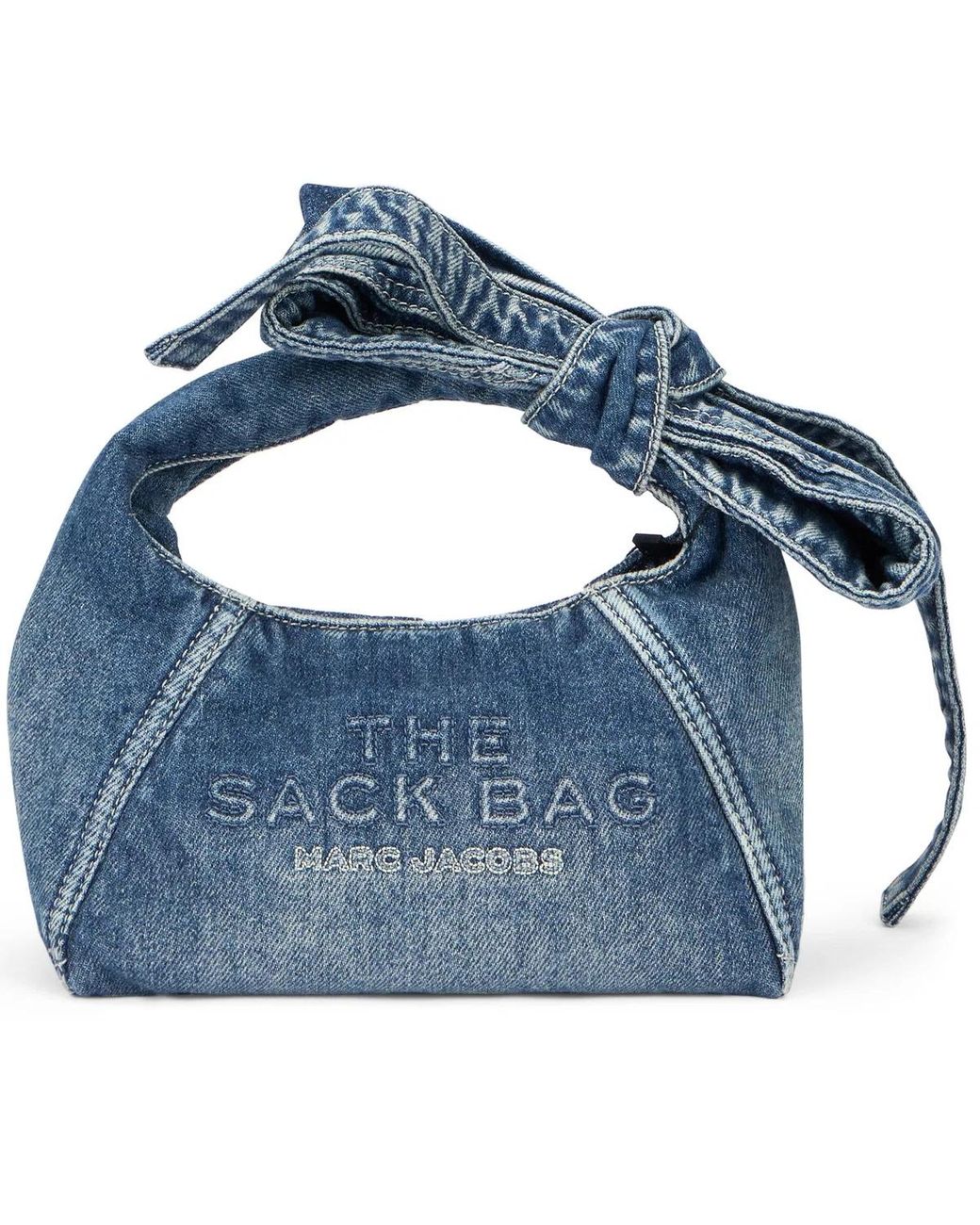 Marc Jacobs Blue Medium Wash The Mini Sack Bag