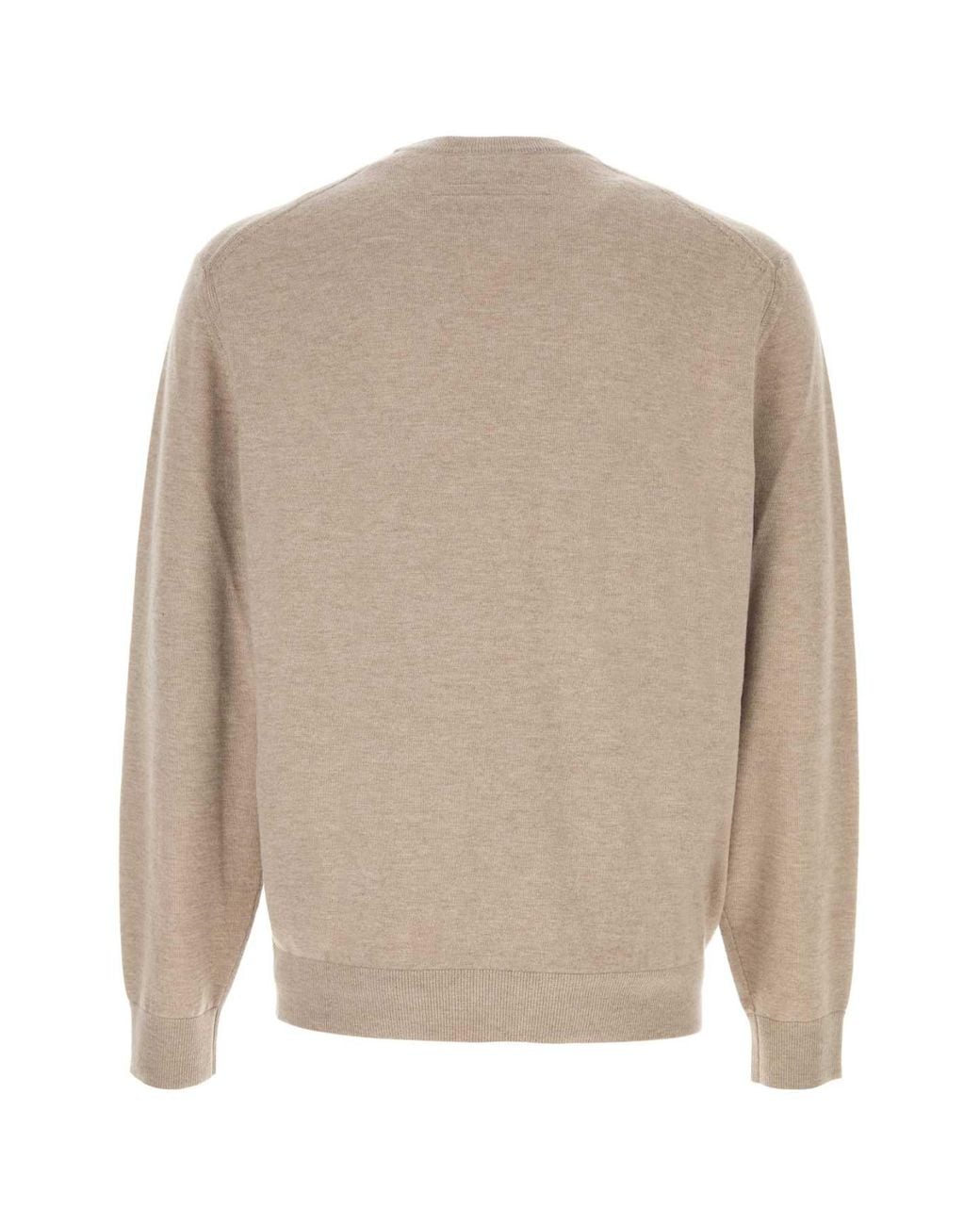 Zegna Natural Sand Cashmere Sweater for men