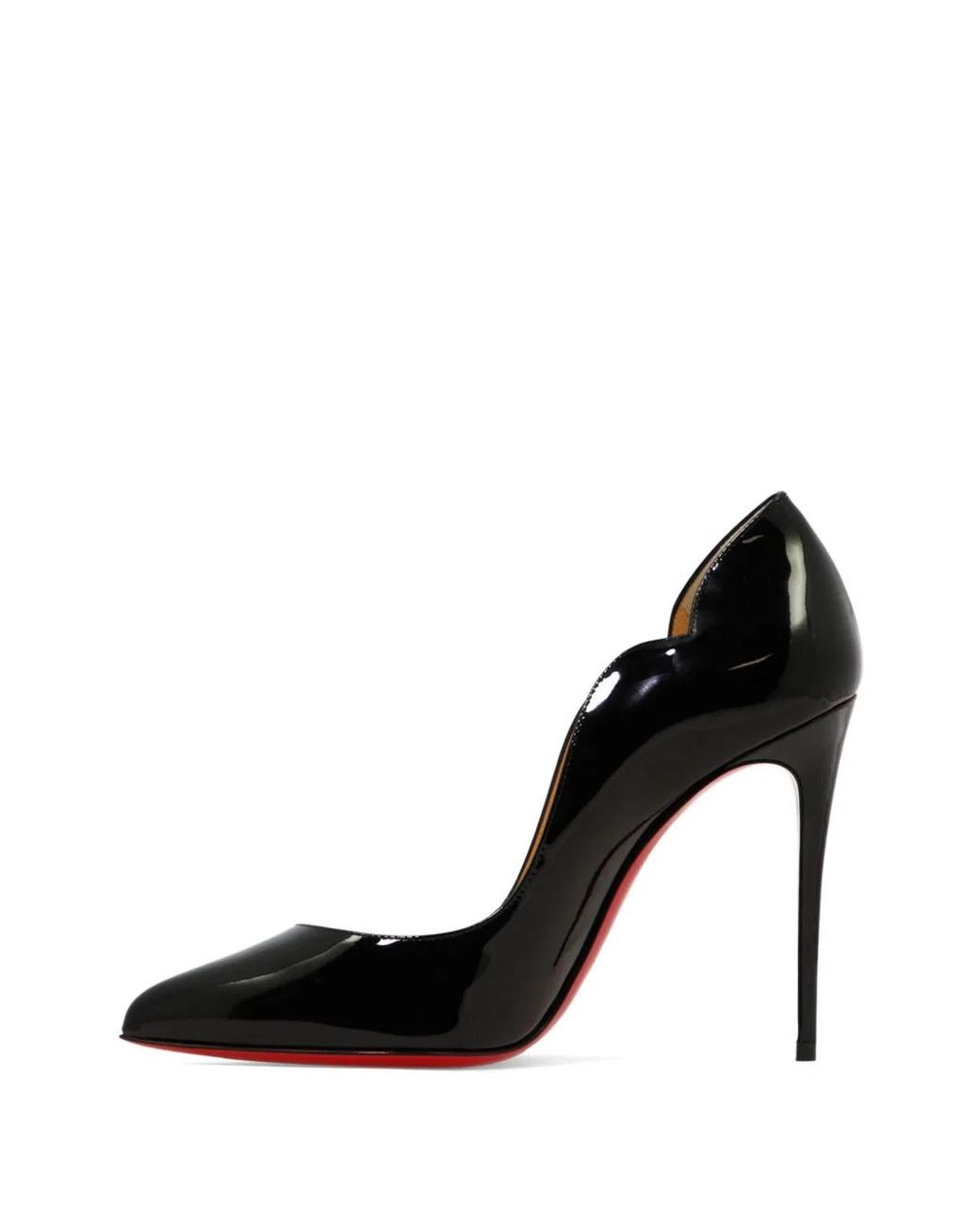 Christian Louboutin Black Hot Chick Patent Leather Pumps