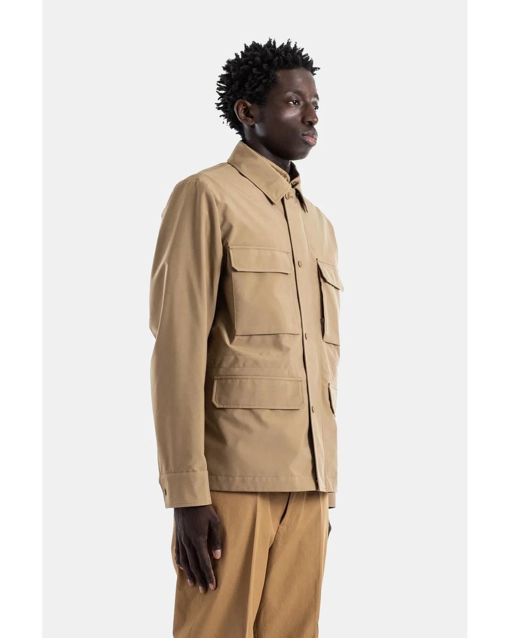Moncler Natural Field Jacket-En-1 Nylon Quatre Poches Exmoor for men