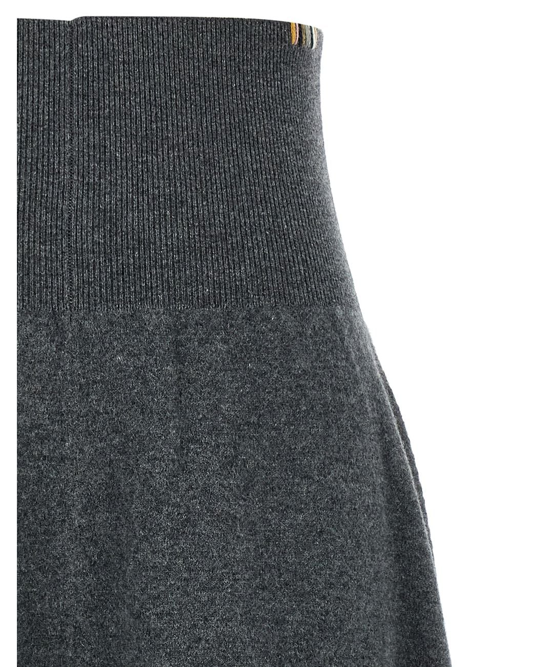 Extreme Cashmere Gray 'N°388 Ease' Skirt