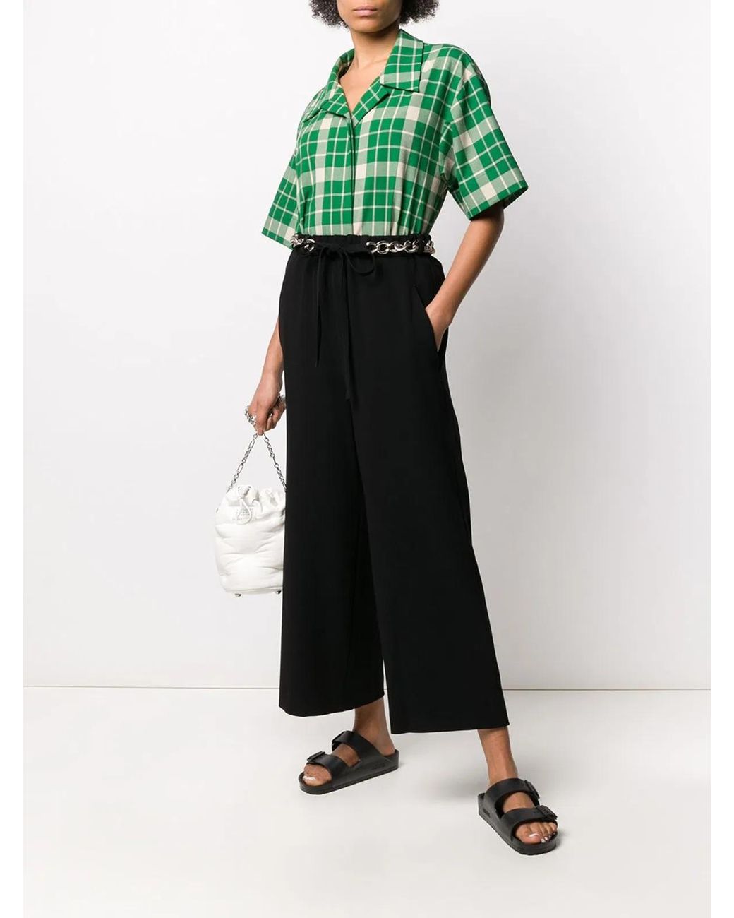 Y's Yohji Yamamoto Black A Chain String Pants