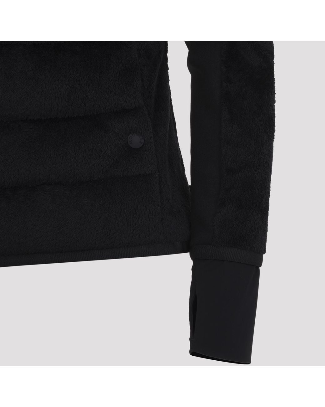Moncler Black Zip Up Cardigan