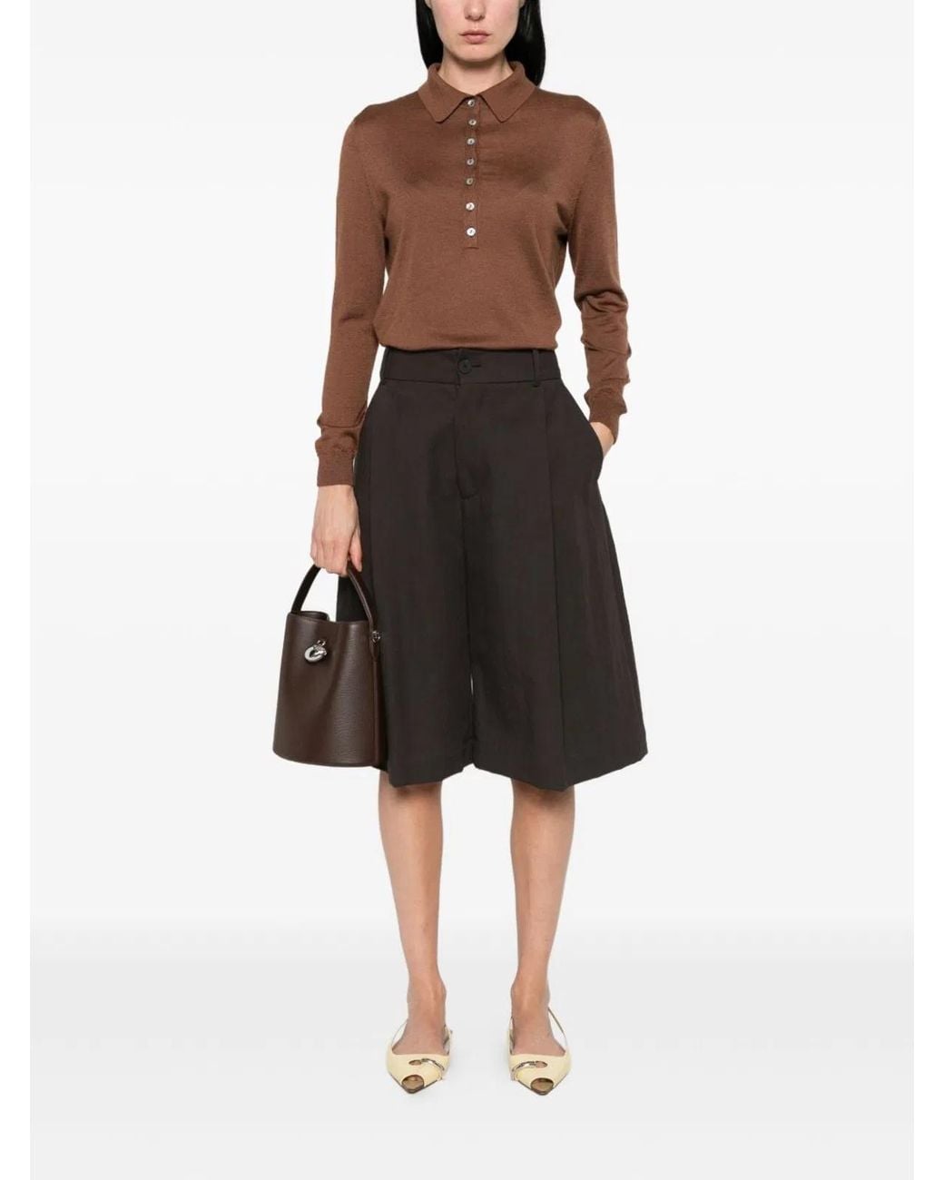 Be You Brown Silk Nylon Blend