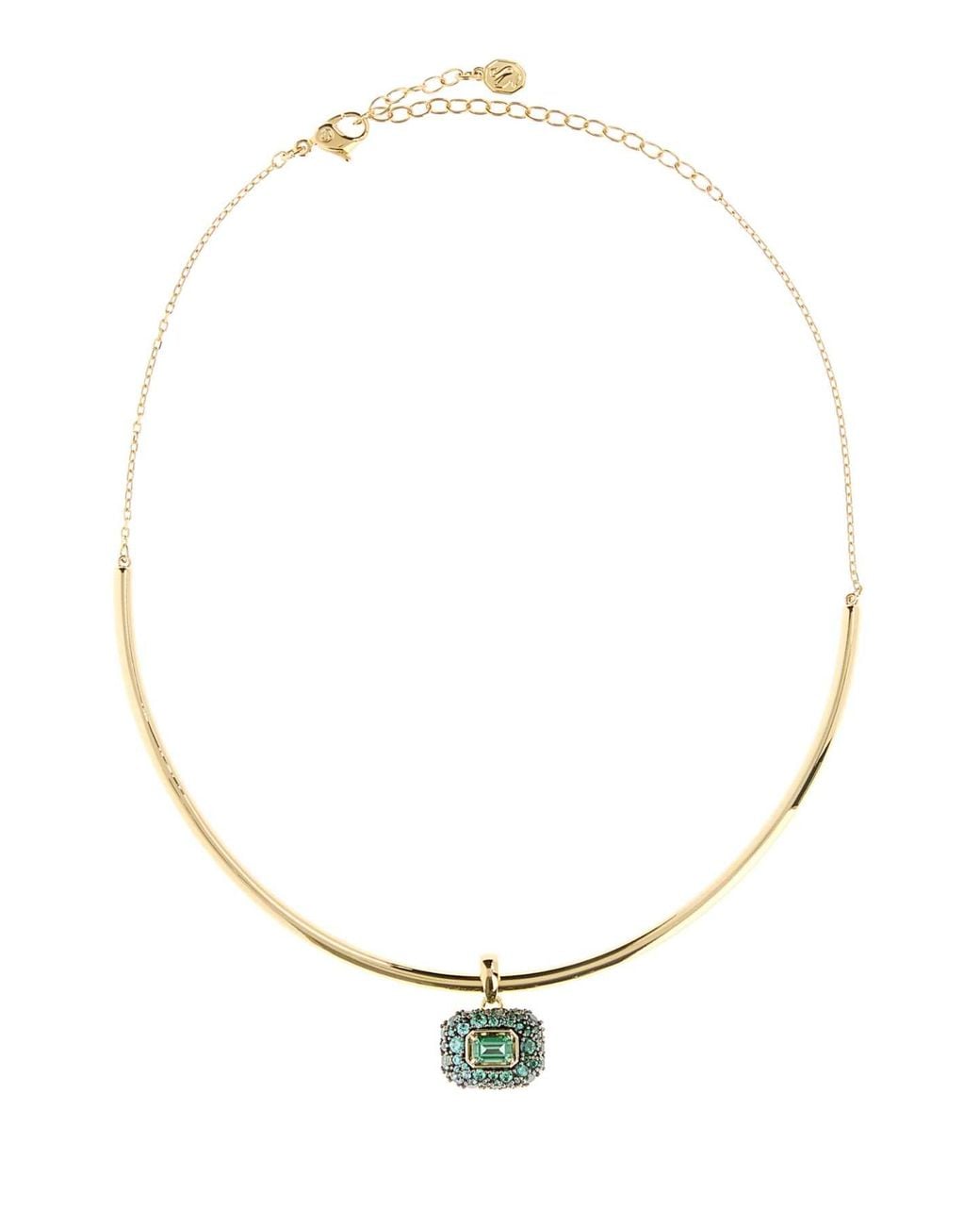 Swarovski White 18K-Finished Metal Sublima Choker For