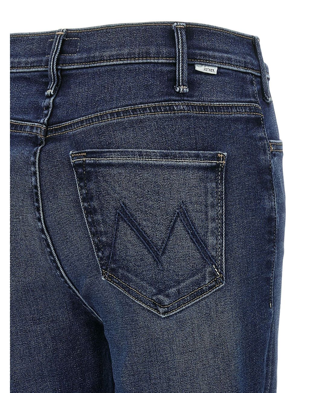 Mother Blue 'The Hustler Ankle' Jeans