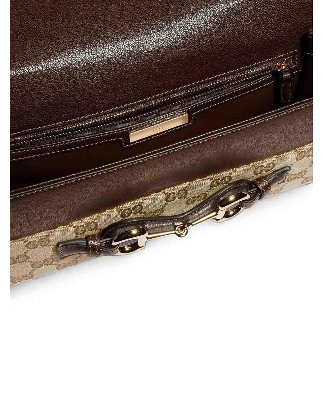 Gucci Metallic With Removable Vintsand/Dk Bag