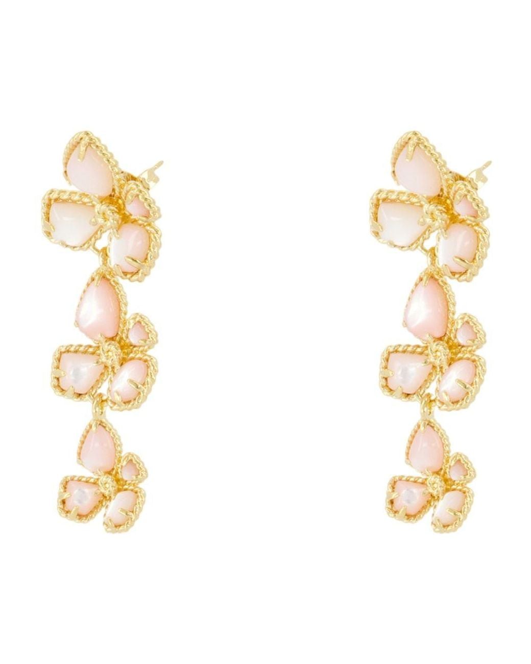 Zimmermann Metallic Bloom Large Dangles Earrings