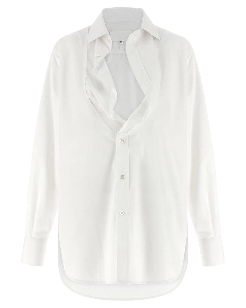 Maison Margiela White Cotton Blouse