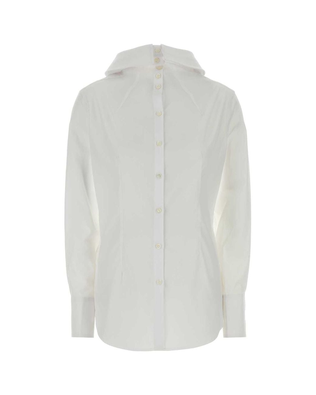 Jean Paul Gaultier White Hooded Sweatshirt