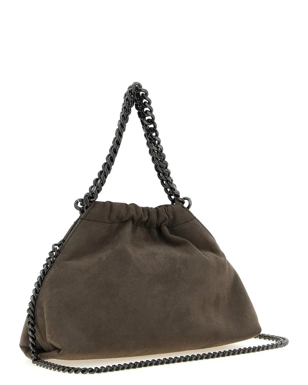 Stella McCartney Black 'Falabella Mini Drawstring' Crossbody Bag