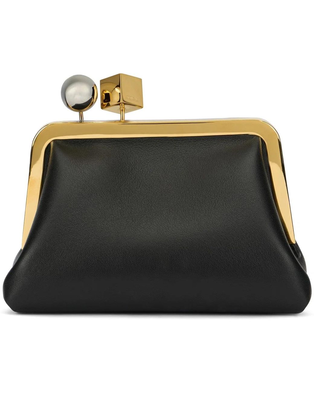 Jacquemus Black Leather Berlingot Bag